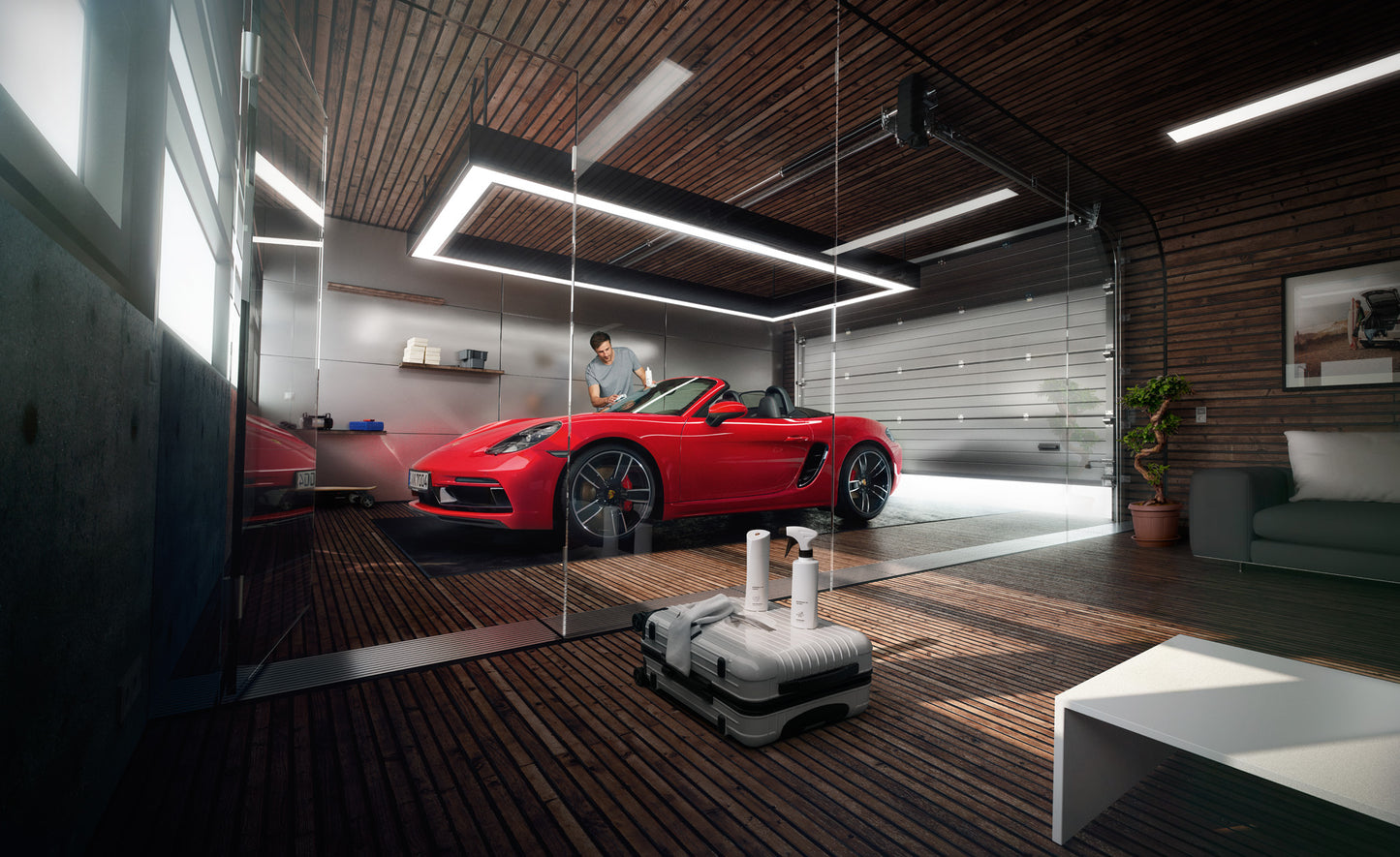 Estética Automotiva. Cosmética Porsche