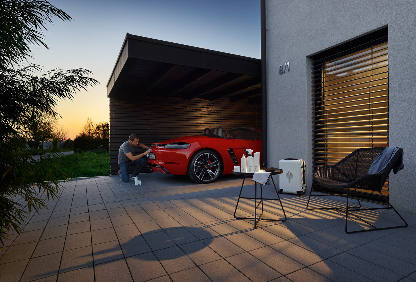 Estética Automotiva. Cosmética Porsche